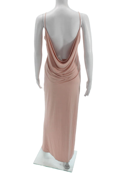 Gemeli Power Womens Pink V Neck Sleeveless Knee Length Dress Size 2
