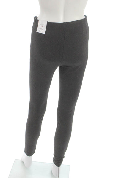 Zara Women Ankle Leggings Gray Viscose Solid Size S