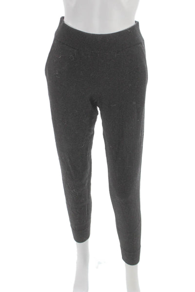 Lafayette 148 New York Women Jogger Pants Gray Wool Pull On Size XS
