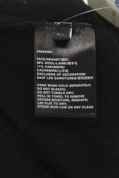 Lafayette 148 New York Women Jogger Pants Gray Wool Pull On Size XS