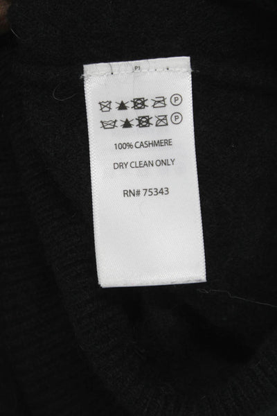 Rachel Zoe Women Gray Cashmere Turtleneck Pullover Sweater Long Sleeve Size XS