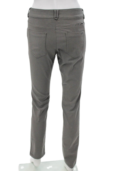 Kjus Womens Chino Pants Gray Viscose Button Inseam 30 Size 36