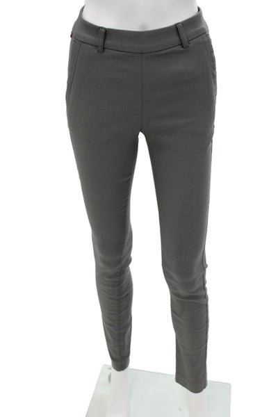 Kjus Womens Gray Viscose Button Pants Inseam 30 Size 36