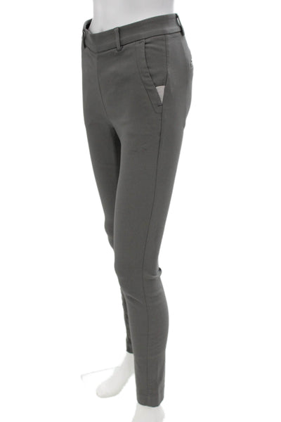 Kjus Womens Gray Viscose Button Pants Inseam 30 Size 36