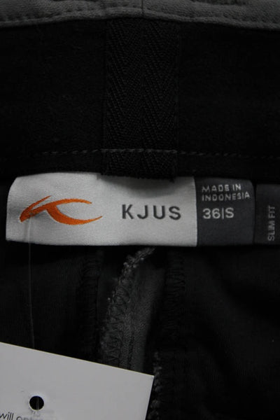 Kjus Womens Gray Viscose Button Pants Inseam 30 Size 36