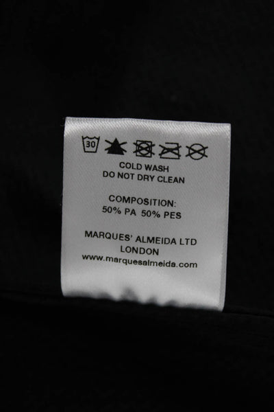 Marques Almeida Women Camisole Gray V-Neck Polyamide Sleeveless Size S