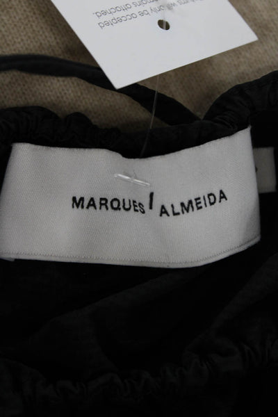 Marques Almeida Women Camisole Gray V-Neck Polyamide Sleeveless Size S