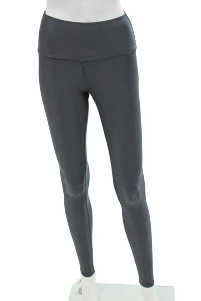 Alo Womens Black Athletic Ankle Leggings Synthetic Size XS