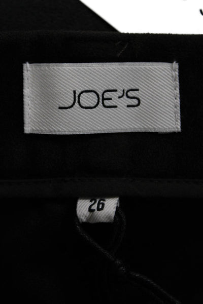 Joes Jeans Womens Brown Polyurethane Button Mid Rise Pants 32 Inseam Size 26