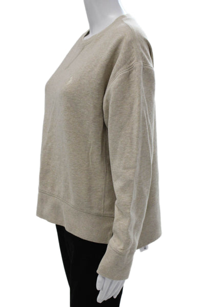 Polo Ralph Lauren Womens Pullover Sweatshirt Beige Cotton Size L
