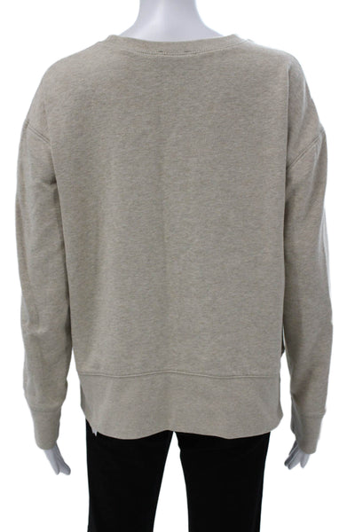 Polo Ralph Lauren Womens Pullover Sweatshirt Beige Cotton Size L