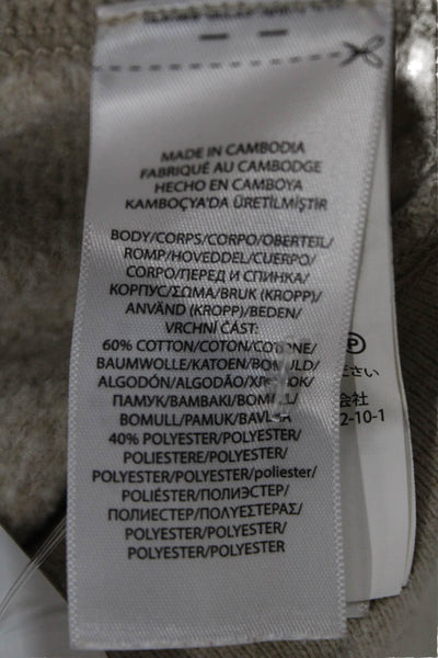 Polo Ralph Lauren Womens Pullover Sweatshirt Beige Cotton Size L