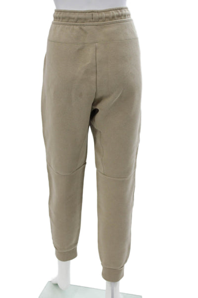 Nike Unisex Adults Sweatsuit Beige Zip High Neck Long Sleeve Size S