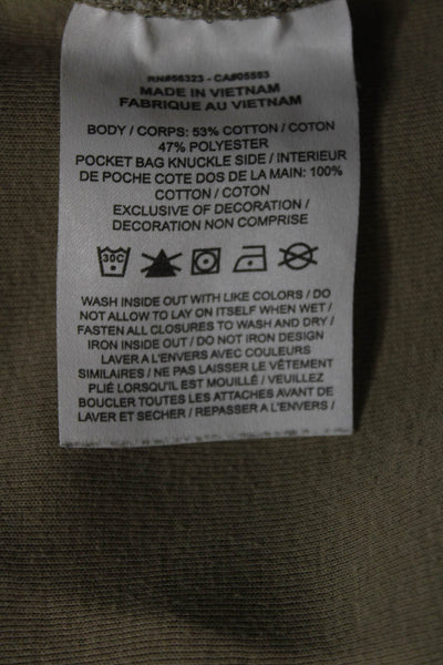 Nike Unisex Adults Sweatsuit Beige Zip High Neck Long Sleeve Size S