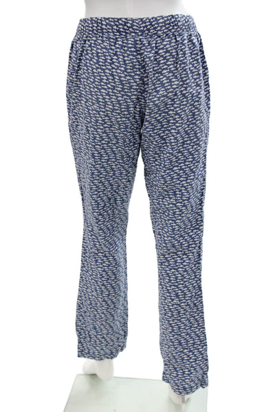 Vineyard Vines Mens Pants Blue Cotton Drawstring Graphic Print Size XS