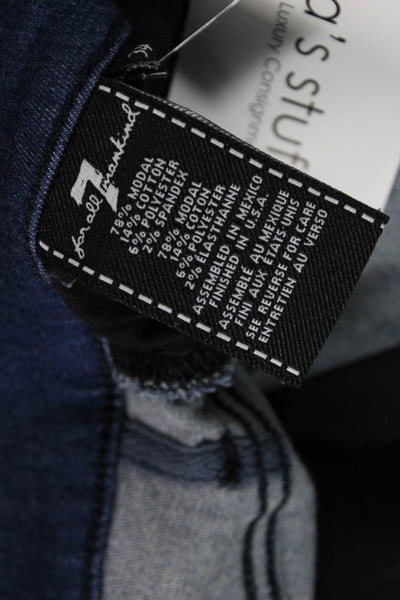 7 For All Mankind Mens Blue Modal Straight Jeans Size 34