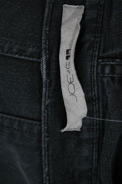Joes Jeans Mens Black Cotton Blend Straight Jeans Size 38