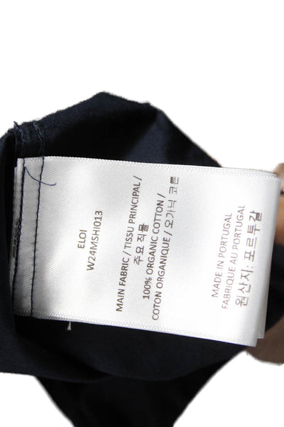 OFFICINE GENERALE Mens Button Down Long Sleeve Cotton Blue Shirt Size XL