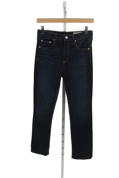Rag & Bone Women Skinny Mid Rise Blue Jeans Size 26