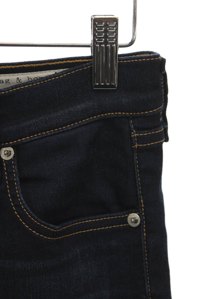 Rag & Bone Women Skinny Mid Rise Blue Jeans Size 26