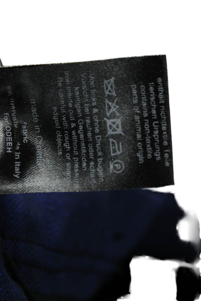 Odeeh Unisex Blue Cotton Dress Pants Button Size 32
