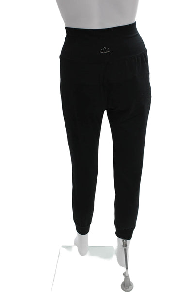 Beyond Yoga Unisex Adults Jogger Pants Black Polyester Pull On Size XS