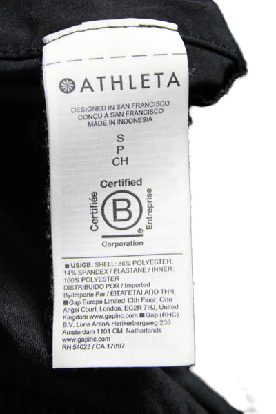 Athleta Women Hot Pants Black Pull On Size S