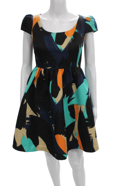 Moulinette Soeurs Womens Fit & Flare Multicolor Dress Size 0P