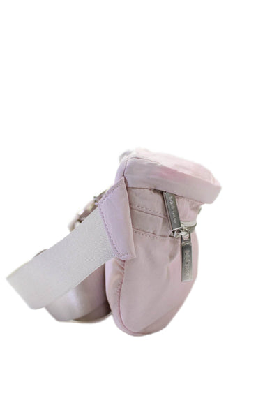 Lululemon Womens Zipped Wrap-Around Belt Handbag Pink