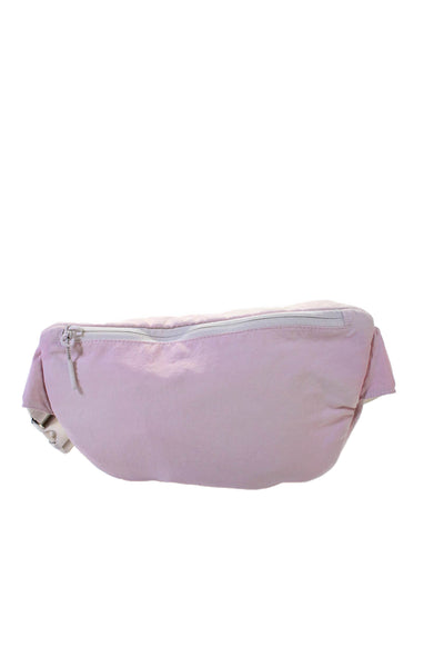 Lululemon Womens Zipped Wrap-Around Belt Handbag Pink