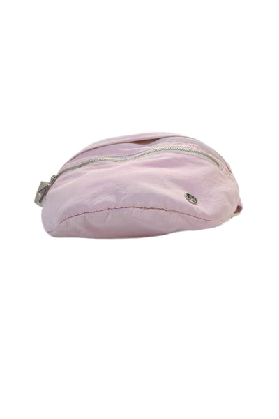 Lululemon Womens Zipped Wrap-Around Belt Handbag Pink