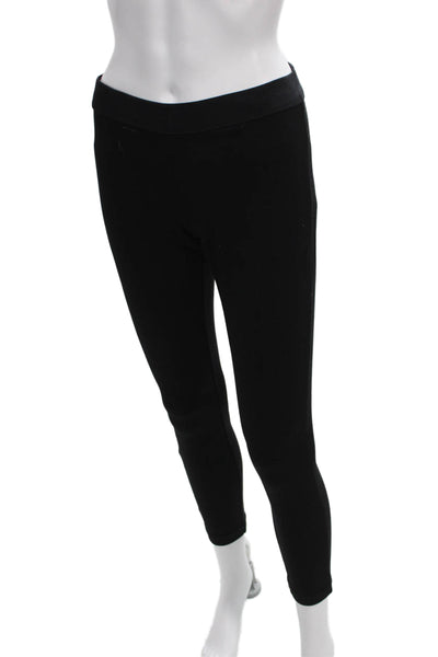 J Crew Womens Ankle Leggings Black Solid Size 4P