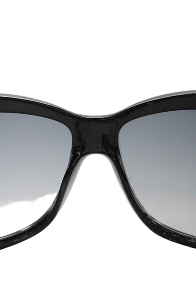 Marc Jacobs Womens Glitter Print Large Lens Sunglasses Black Gold