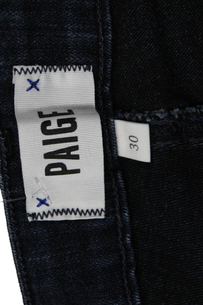 Paige Womens VERDUGO ANKLE Jeans Blue Denim Button Mid Rise Size 30