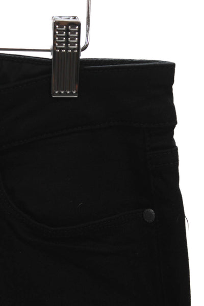 Paige Womens Black Straight Jeans Rayon Mid Rise Size 30