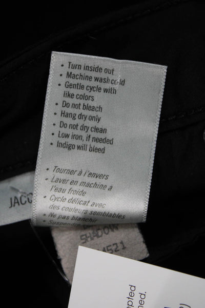 Paige Womens Black Straight Jeans Rayon Mid Rise Size 30