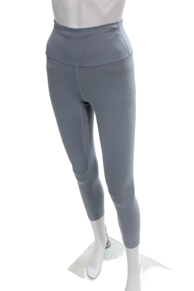 Lululemon Womens Capri Leggings Gray Polyester Activewear Size 4
