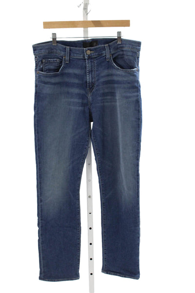 Zara Unisex Adults Skinny Blue Mid Rise Cotton Jeans Size 29