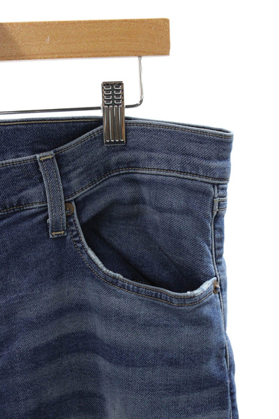 J Brand Mens Straight Blue Cotton Button Jeans Size 36