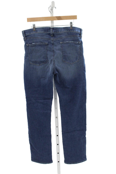 J Brand Mens Straight Blue Cotton Button Jeans Size 36