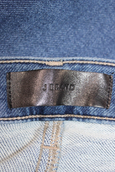 J Brand Mens Straight Blue Cotton Button Jeans Size 36