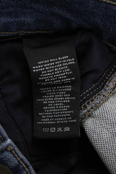 J Brand Mens Straight Blue Cotton Button Jeans Size 36