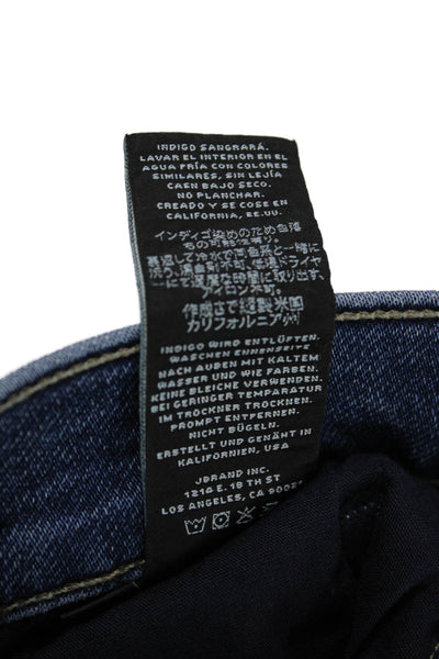 J Brand Mens Straight Blue Cotton Button Jeans Size 36