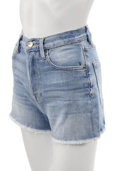 Frame Denim Women Cut-Off Blue Shorts Size 24