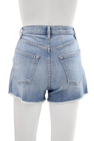 Frame Denim Women Cut-Off Blue Shorts Size 24