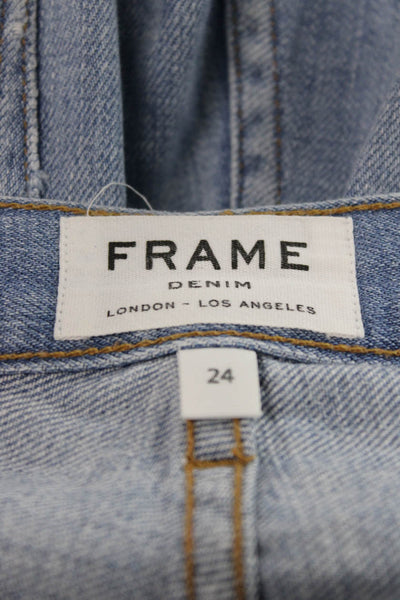 Frame Denim Women Cut-Off Blue Shorts Size 24