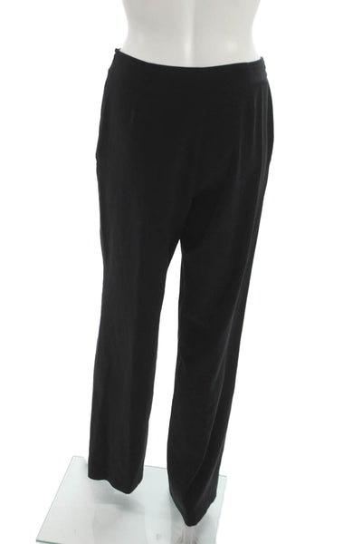 Gerard Darel Womens Black Solid Polyester Trousers Inseam 30 Size 36