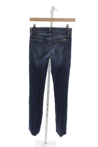 Joes Women Skinny Jeans Blue Rayon Low Rise Button Size 26