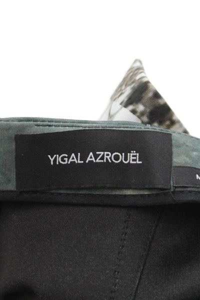 Yigal Azrouel Women Straight Pencil Skirt Multicolor Animal Print Size 0