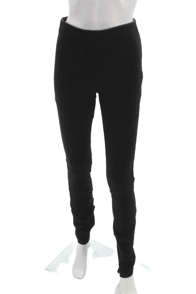 Good American Women Ankle Leggings Black Cotton Size S
